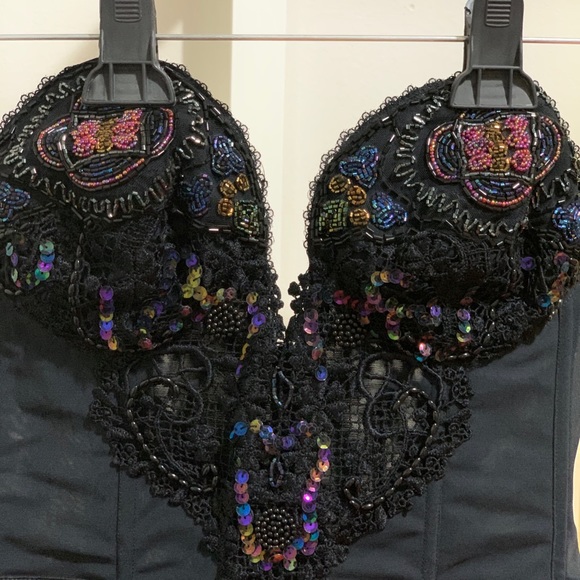 VICTORIA’S SECRET BEADED SEQUINED ANGEL BUSTIER - Picture 3 of 5